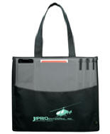 #LE215023 Leed's PolyPro Non-Woven Panel Wholesale Convention Tote Bags